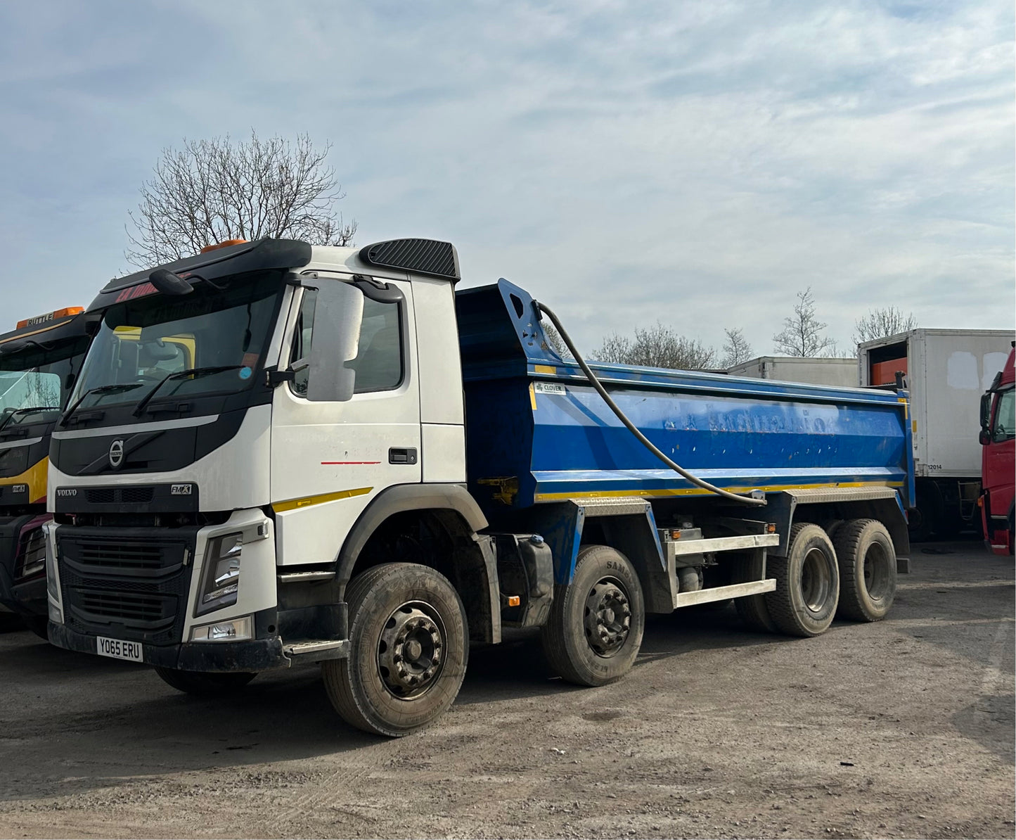 2015 VOLVO FM420 8X4 AUTO TIPPER REG YO65ERU